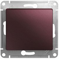 Переключатель без рамки Systeme Electric Glossa 1-кл. перекрестный баклажан картинка